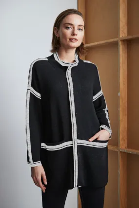 Strap Jacket - Black/Grey
