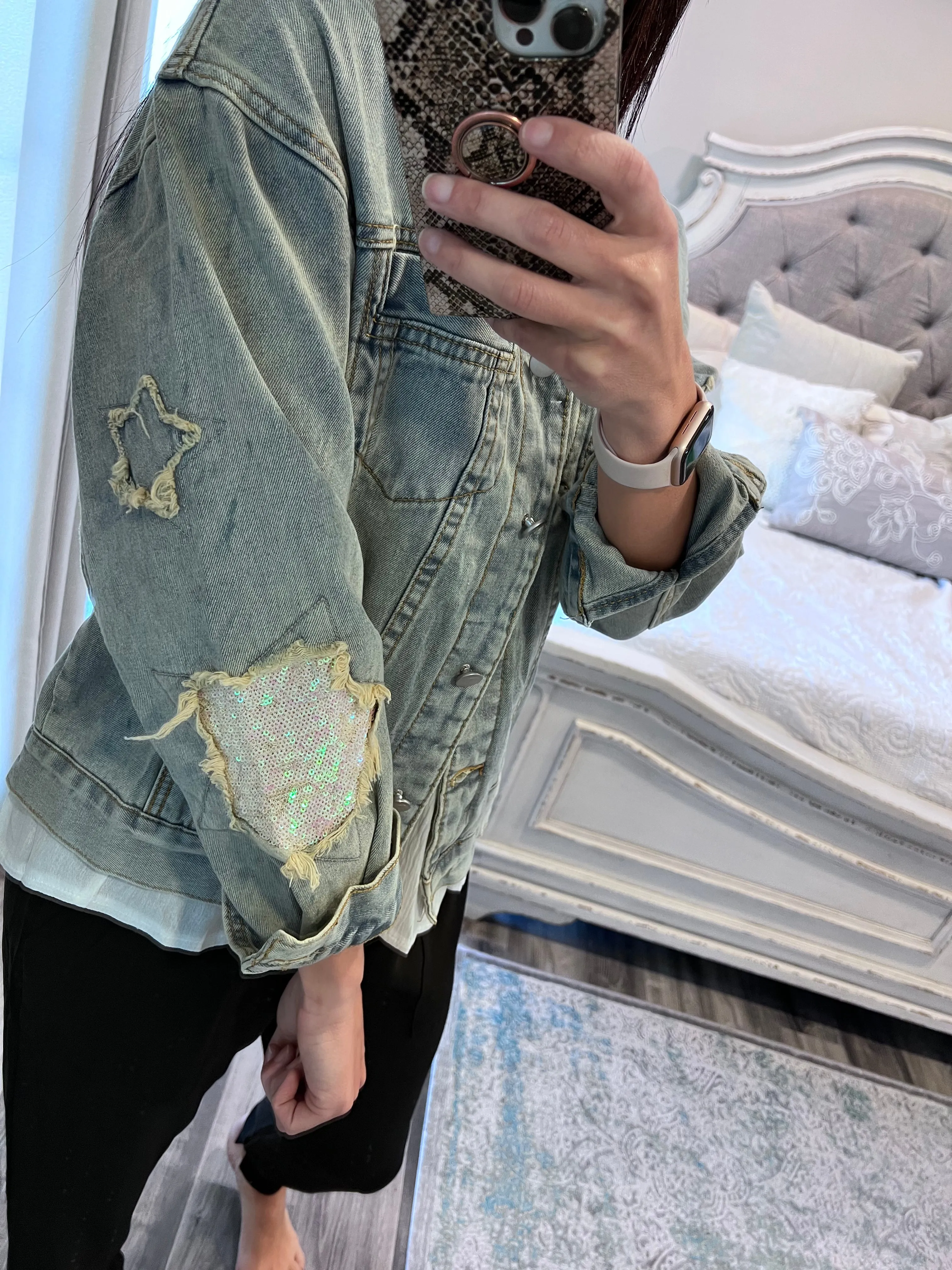 The Rockstar Washed Denim Jacket