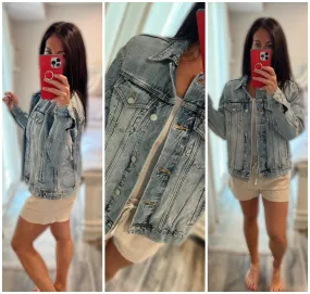 WASHED DENIM JACKET