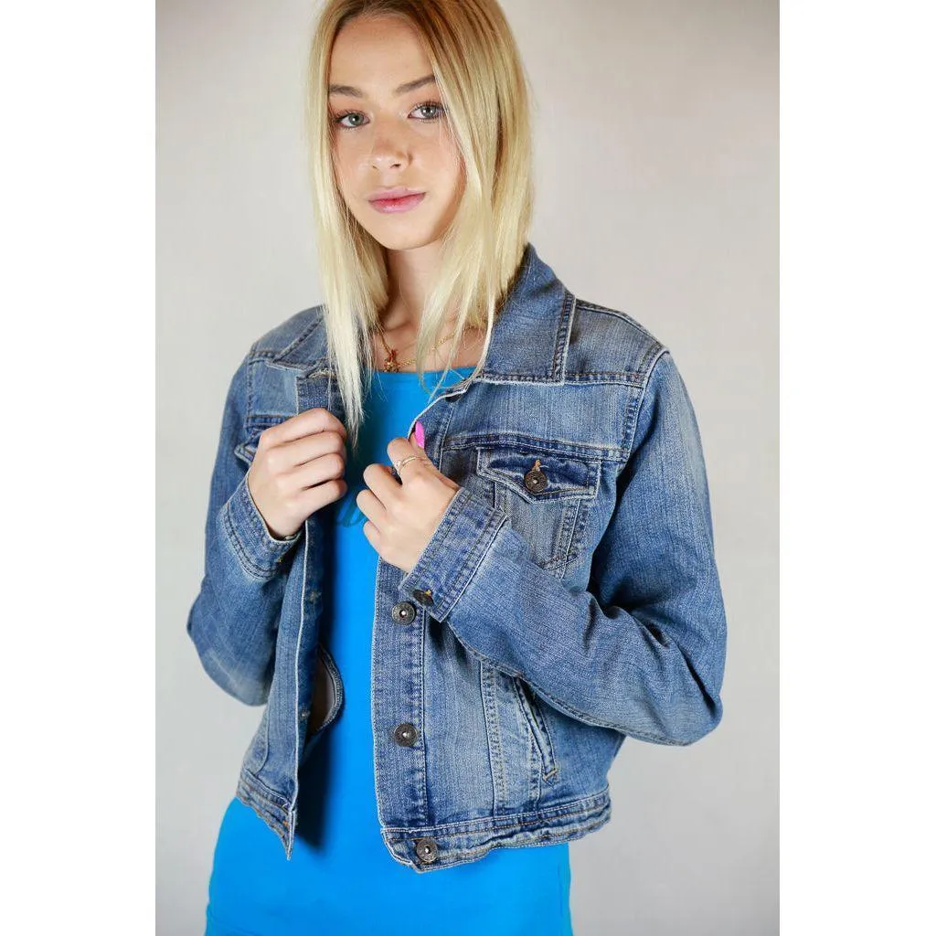 Yes Yes London Denim "Guns N Roses" Denim Jacket - Size 12