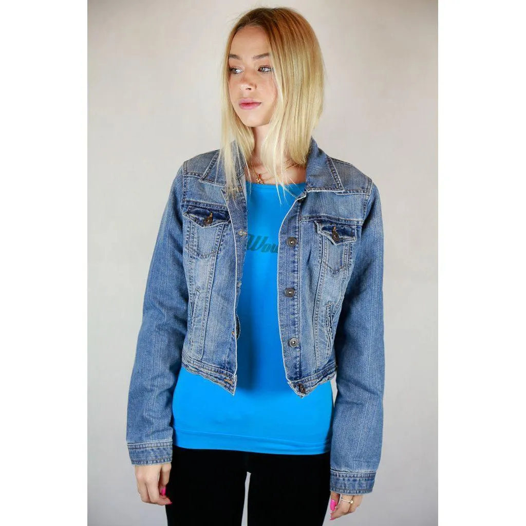 Yes Yes London Denim "Guns N Roses" Denim Jacket - Size 12