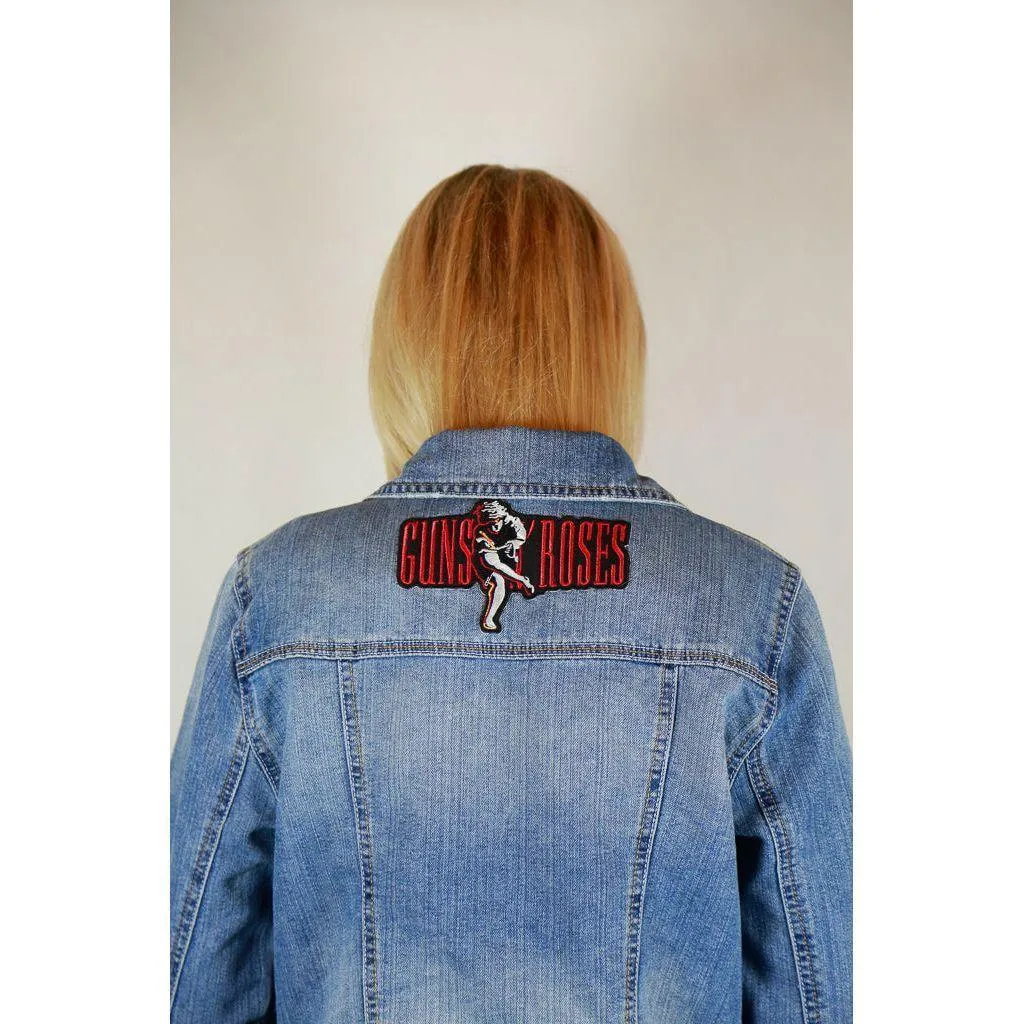 Yes Yes London Denim "Guns N Roses" Denim Jacket - Size 12